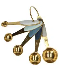 Wilton Gouden Metalen Maatlepels 5 stuks