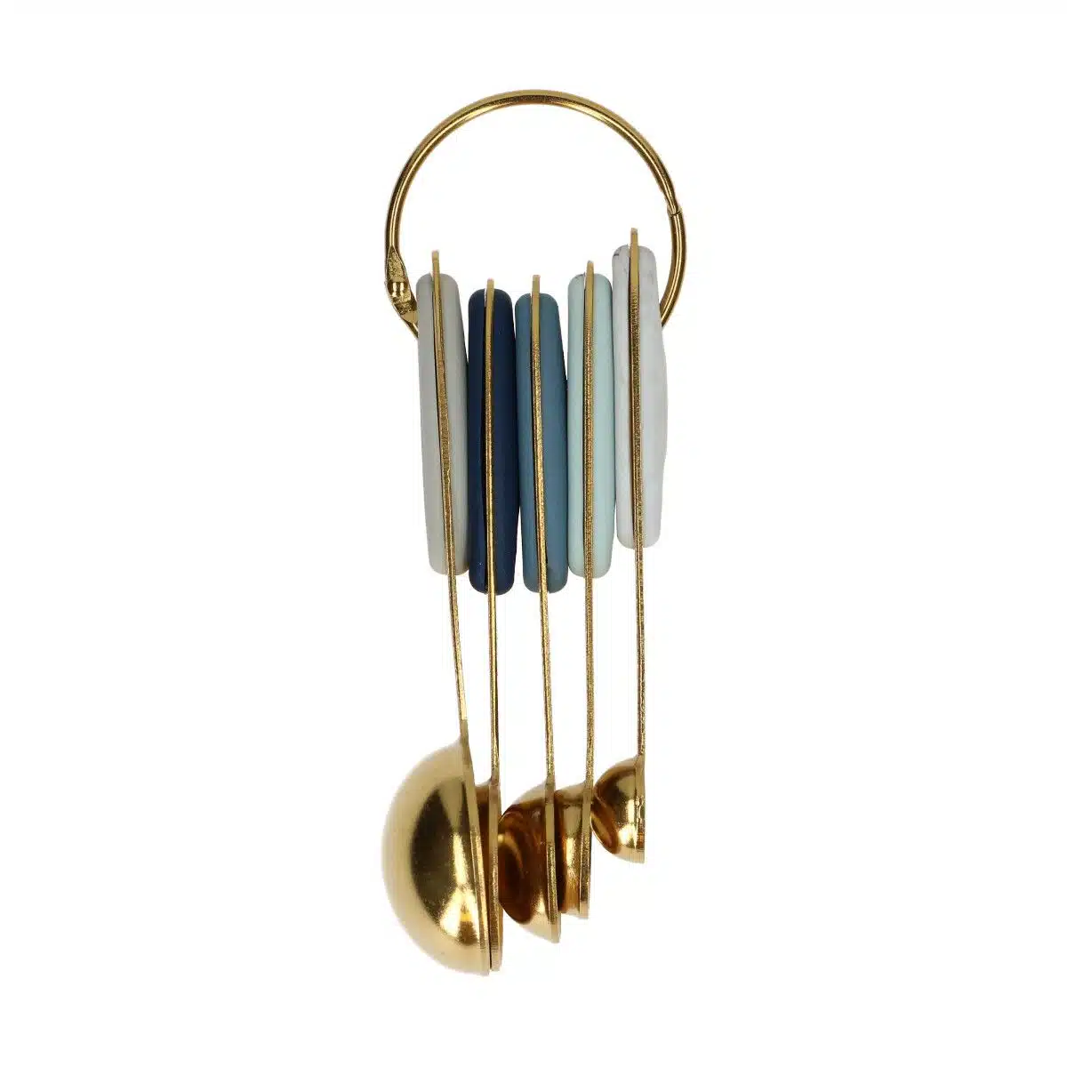 Wilton gouden metalen maatlepels 5 stuks bij cake, bake & love 8 Wilton gouden metalen maatlepels 5 stuks - afbeelding 4