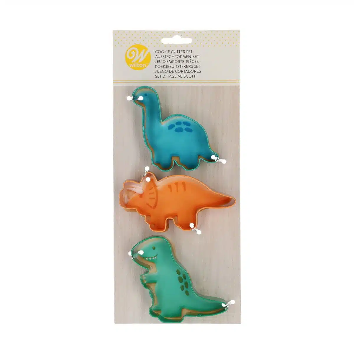 Wilton dinosaurus cookie cutter set 3 stuks bij cake, bake & love 5 Wilton dinosaurus cookie cutter set 3 stuks