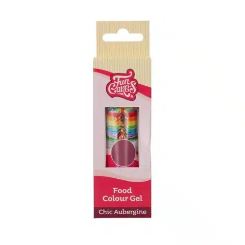 Funcakes food colour gel - aubergine chic 30 g