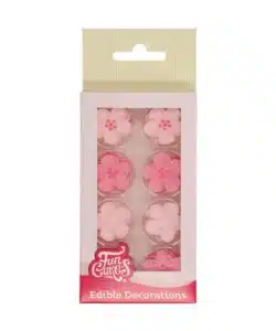 FunCakes Suikerdecoratie Bloemenmix Roze Set/24