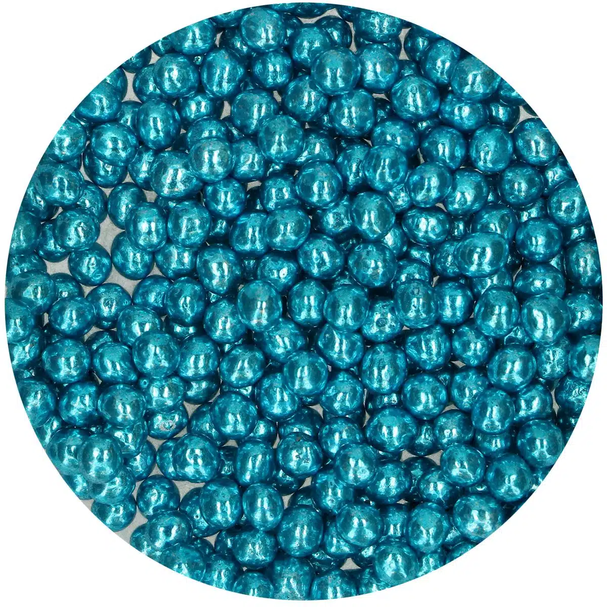 Funcakes crispy choco pearls - metallic blue 60g bij cake, bake & love 6 Funcakes crispy choco pearls - metallic blue 60g - afbeelding 2