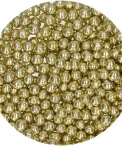 Alternative view of FunCakes Crispy Choco Pearls - Metallic Yellow 60g