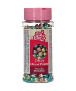 FunCakes Crispy Choco Pearls - Metallic Harlequin 60g
