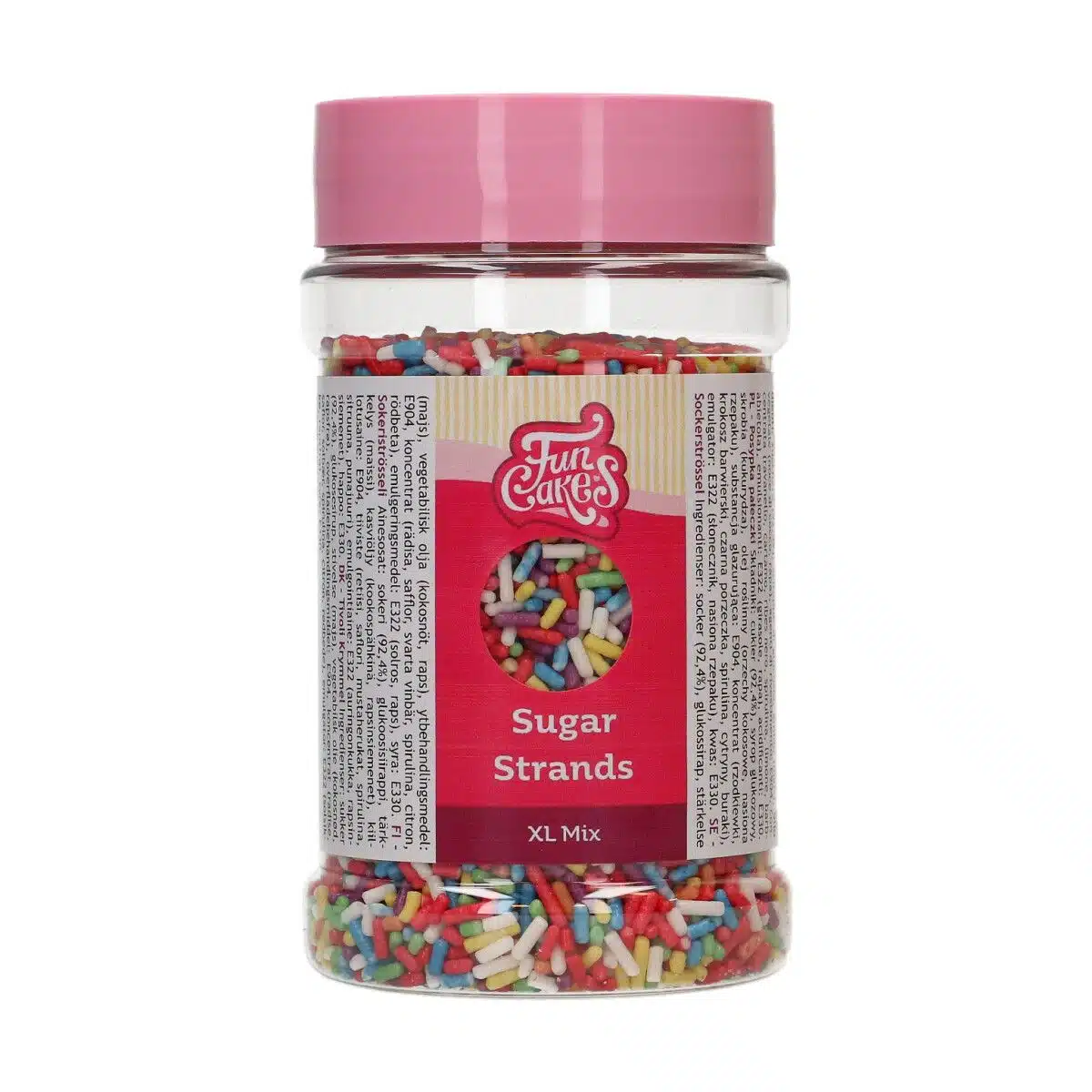 Funcakes sugar strands xl mix 225 g bij cake, bake & love 5 Funcakes sugar strands xl mix 225 g