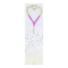 Wondercandle vuursterretje - hart 2-kleurig goud-roze bij cake, bake & love 3