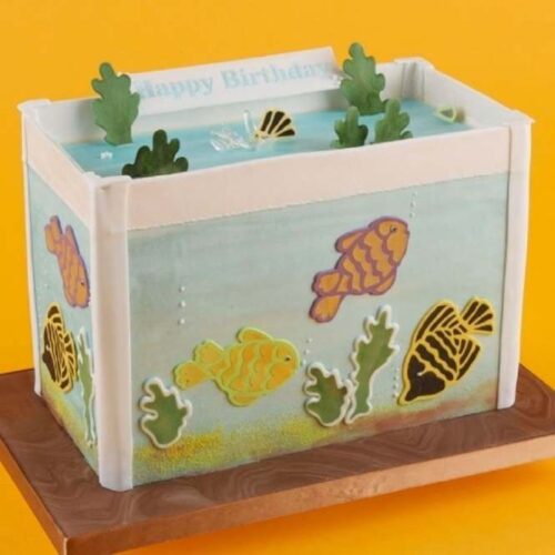 Patchwork cutters + stencil - fish set - nieuw bij cake, bake & love 7