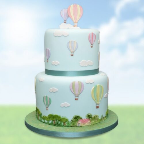 Patchwork - balloons, umbrella and parachute - nieuw bij cake, bake & love 7