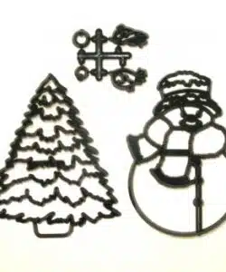 Patchwork - Large Snowman and Tree  - Nieuw