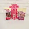 Moederdag fudge brownie hartjes pakket bij cake, bake & love 3