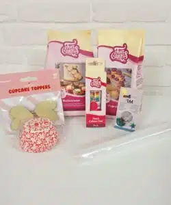 Moederdag Hartjes Cupcakes Pakket