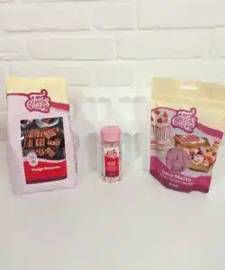 Moederdag Fudge Brownie Geo Heart Pakket