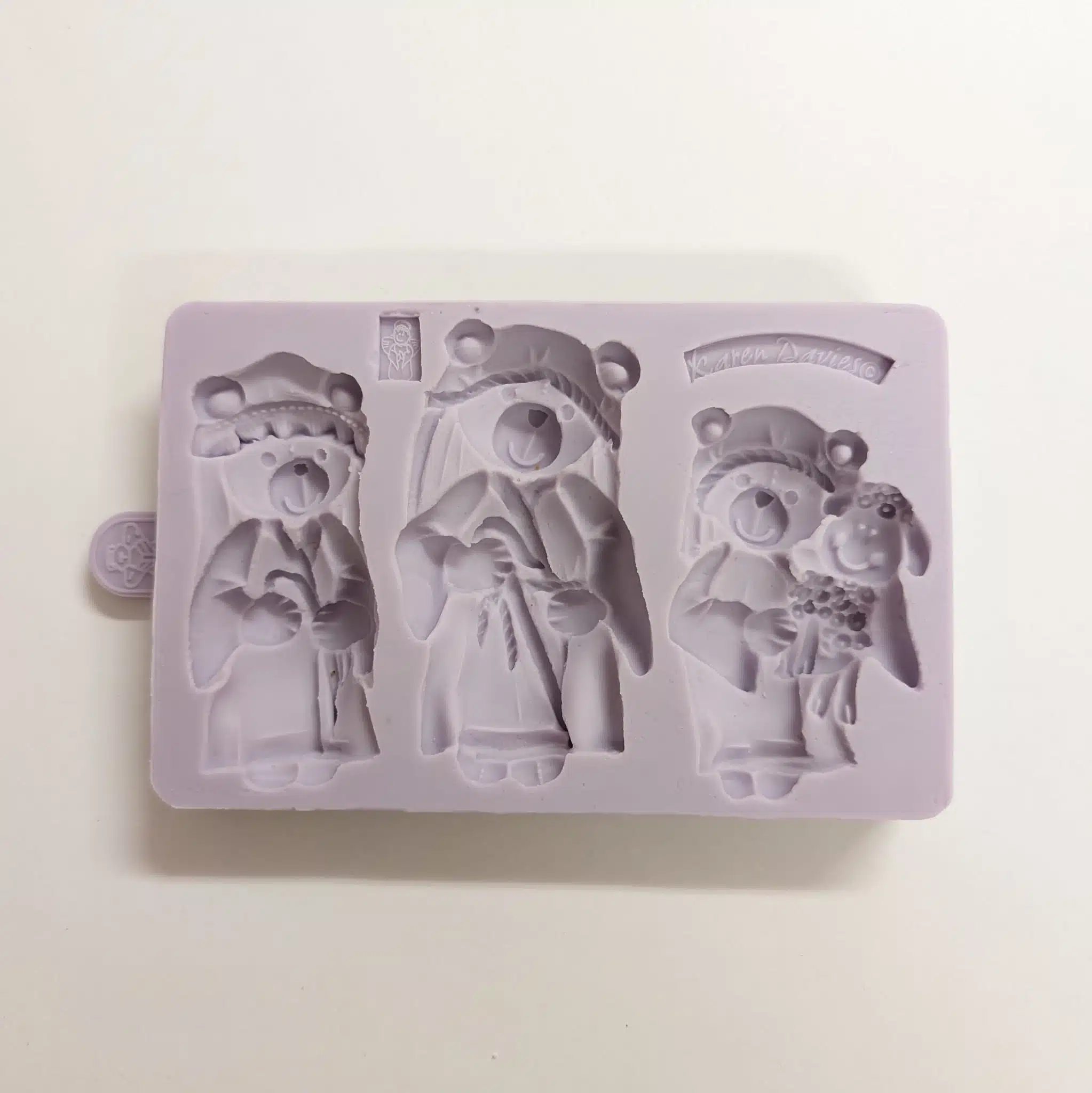 Karen davies mould - teddy sheperds - nieuw bij cake, bake & love 3 Karen davies mould - teddy sheperds - nieuw