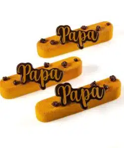 Alternative view of Chocolade Plaatje Papa 7 x 4 cm 4 stuks