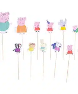 Alternative view of Dr. Oetker Peppa Big & Familie - Cupcake prikkers pk/24