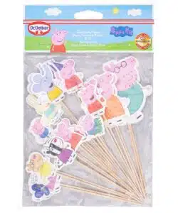 Dr. Oetker Peppa Big & Familie - Cupcake prikkers pk/24