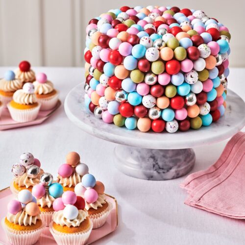 Funcakes choco crispy ballen - metallic goud bij cake, bake & love 9