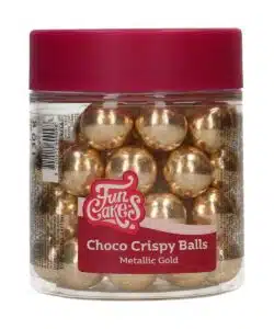 FunCakes Choco Crispy Ballen - Metallic Goud