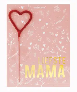 Mini Wondercard met Vuursterretje - Liefste Mama