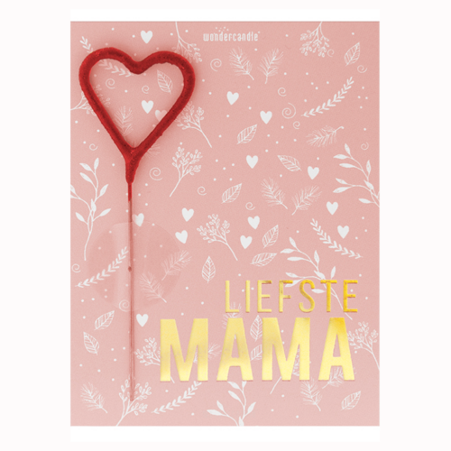 Mini wondercard met vuursterretje - liefste mama bij cake, bake & love 5