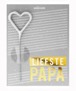 Mini Wondercard met Vuursterretje - Liefste Papa