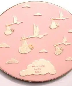 Alternative view of Patchwork - Stork and Baby set By marion Frost  - Nieuw