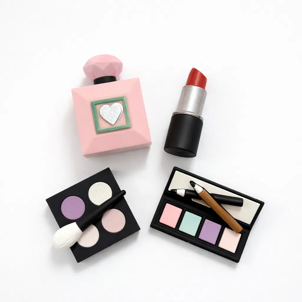 Taartdecoratie set make-up pk/4 bij cake, bake & love 5 Taartdecoratie set make-up pk/4