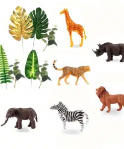 Taartdecoratie set Jungle pk/13