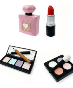 Taartdecoratie set Make-up pk/4
