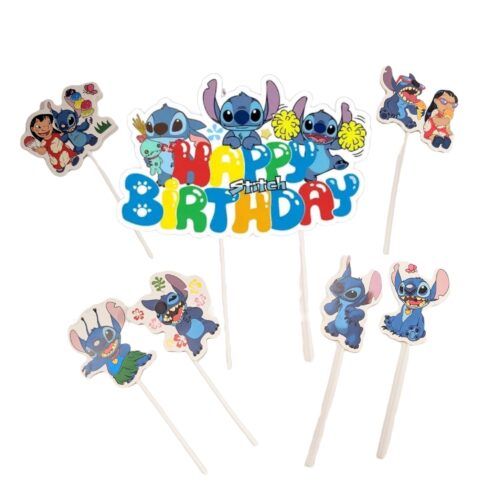 Caketopper stitch + cupcake prikkers bij cake, bake & love 5