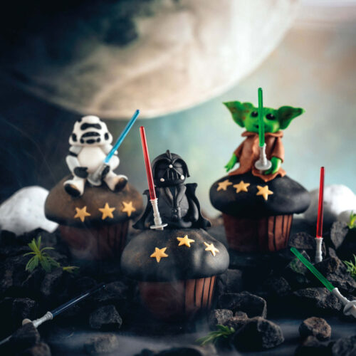 Star wars lightsabers decoratie pk/12 bij cake, bake & love 9