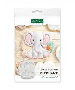 Katy Sue Silicone Mould - Sweet Safari Elephant