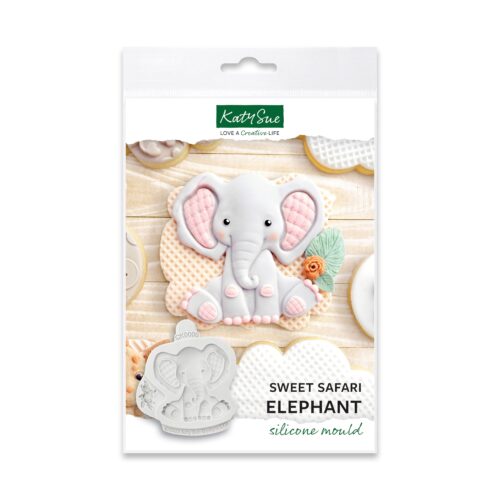 Katy sue silicone mould - sweet safari elephant bij cake, bake & love 5