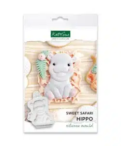 Katy Sue Silicone Mould - Sweet Safari Hippo