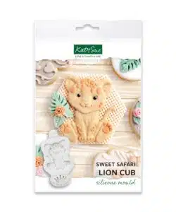 Katy Sue Silicone Mould - Sweet Safari Lion Cub