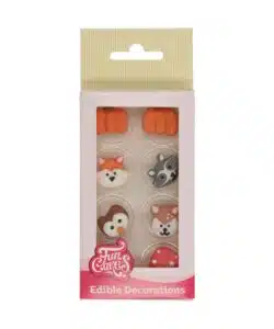 FunCakes Suikerdecoraties Bosdieren Set/8