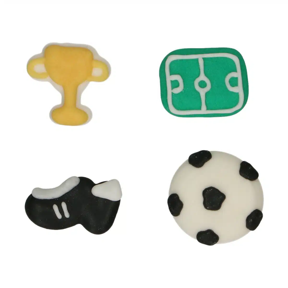 Funcakes suikerdecoraties voetbal set/8 bij cake, bake & love 6 Funcakes suikerdecoraties voetbal set/8 - afbeelding 2