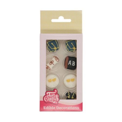 Funcakes suikerdecoraties graduation set/8 bij cake, bake & love 7