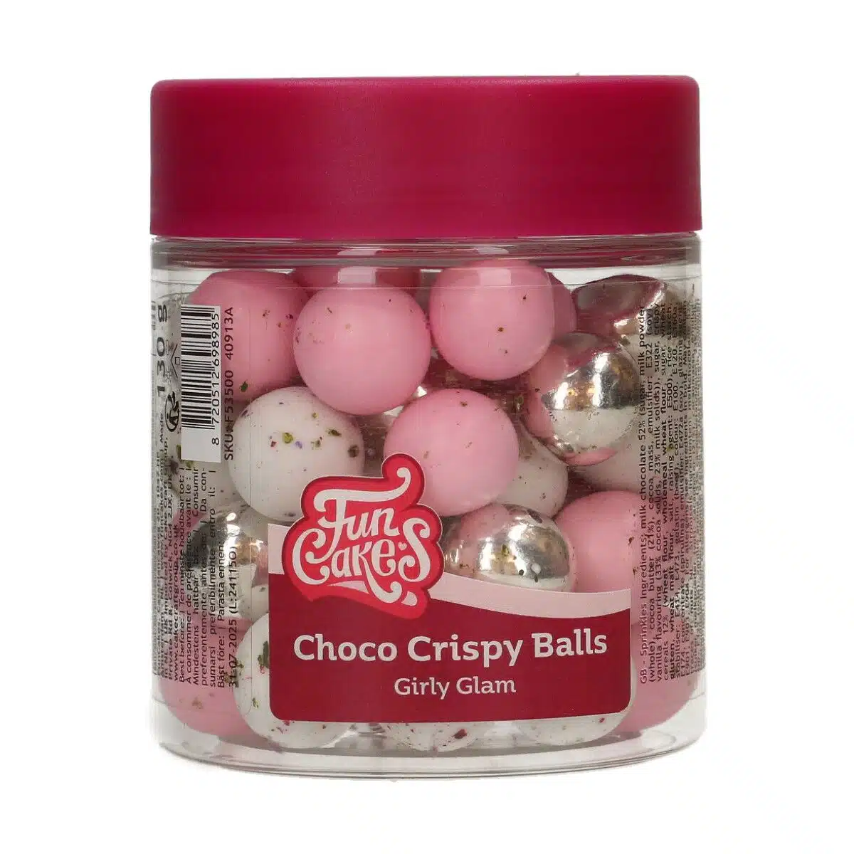 Funcakes choco crispy ballen - girly glam bij cake, bake & love 5 Funcakes choco crispy ballen - girly glam