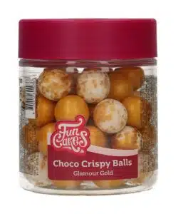 FunCakes Choco Crispy Ballen - Glamour Gold