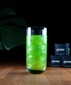 Alternative view of Glytter – Glitter voor Drankjes – Luminious Lime