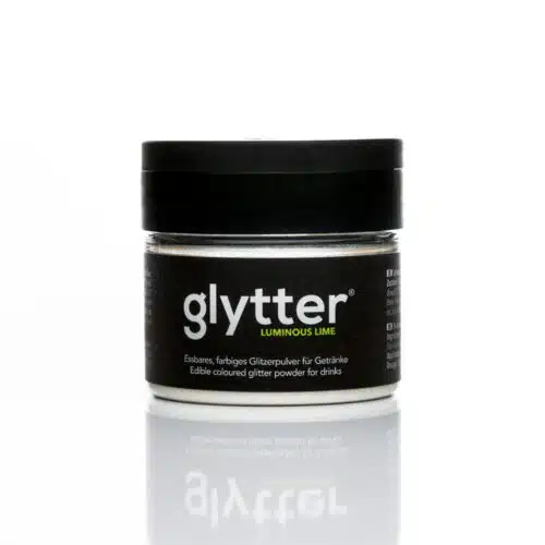 Glytter – glitter voor drankjes – luminious lime