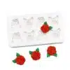 Siliconen mal roosjes met blad bij cake, bake & love 2 Siliconen mal roosjes met blad bij cake, bake & love 1