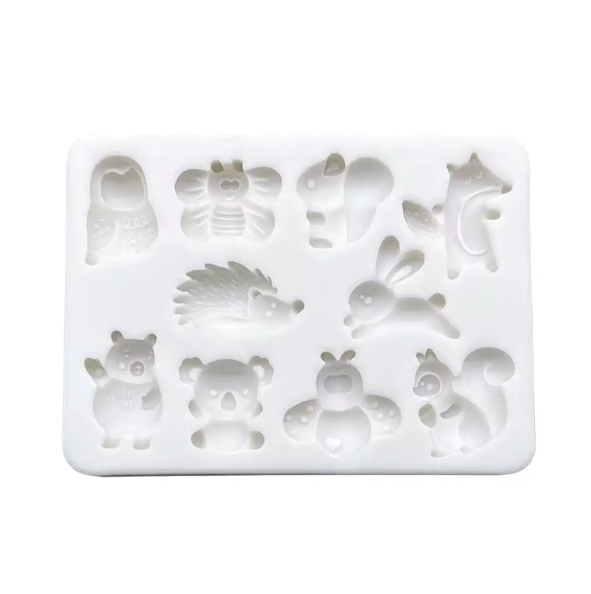 Siliconen mal kleine diertjes bij cake, bake & love 5 Siliconen mal kleine diertjes