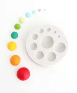 Siliconen mal Halve Ballen