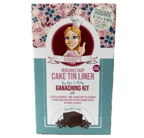Taart coating kit vierkant set/3