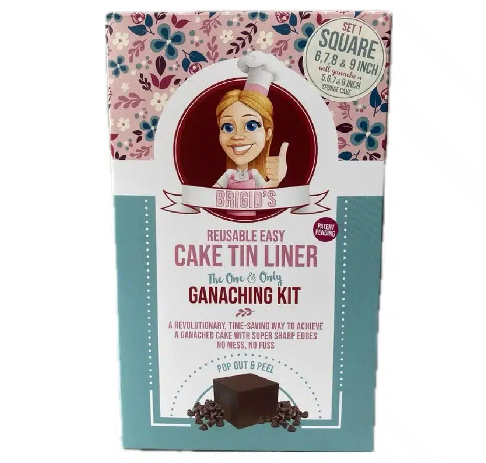 Taart coating kit vierkant set/3 bij cake, bake & love 5 Taart coating kit vierkant set/3