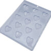 Chocolade mal geometrische hartjes bij cake, bake & love 3