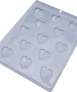 Chocolade mal Geometrische Hartjes