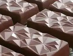 Chocolade mal Chocolade Reep Driehoeksreliëf